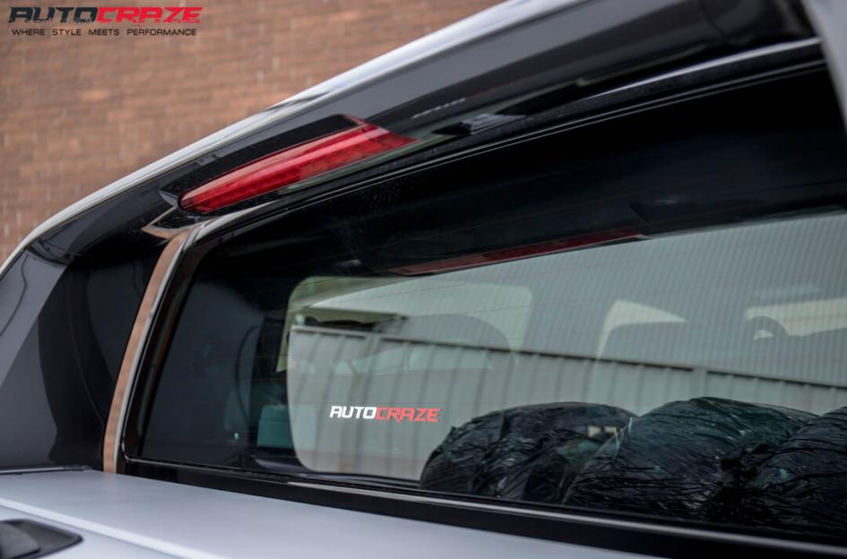 FORD RANGER CRUSH GLOSS BLACK DOUBLE DARK TINT